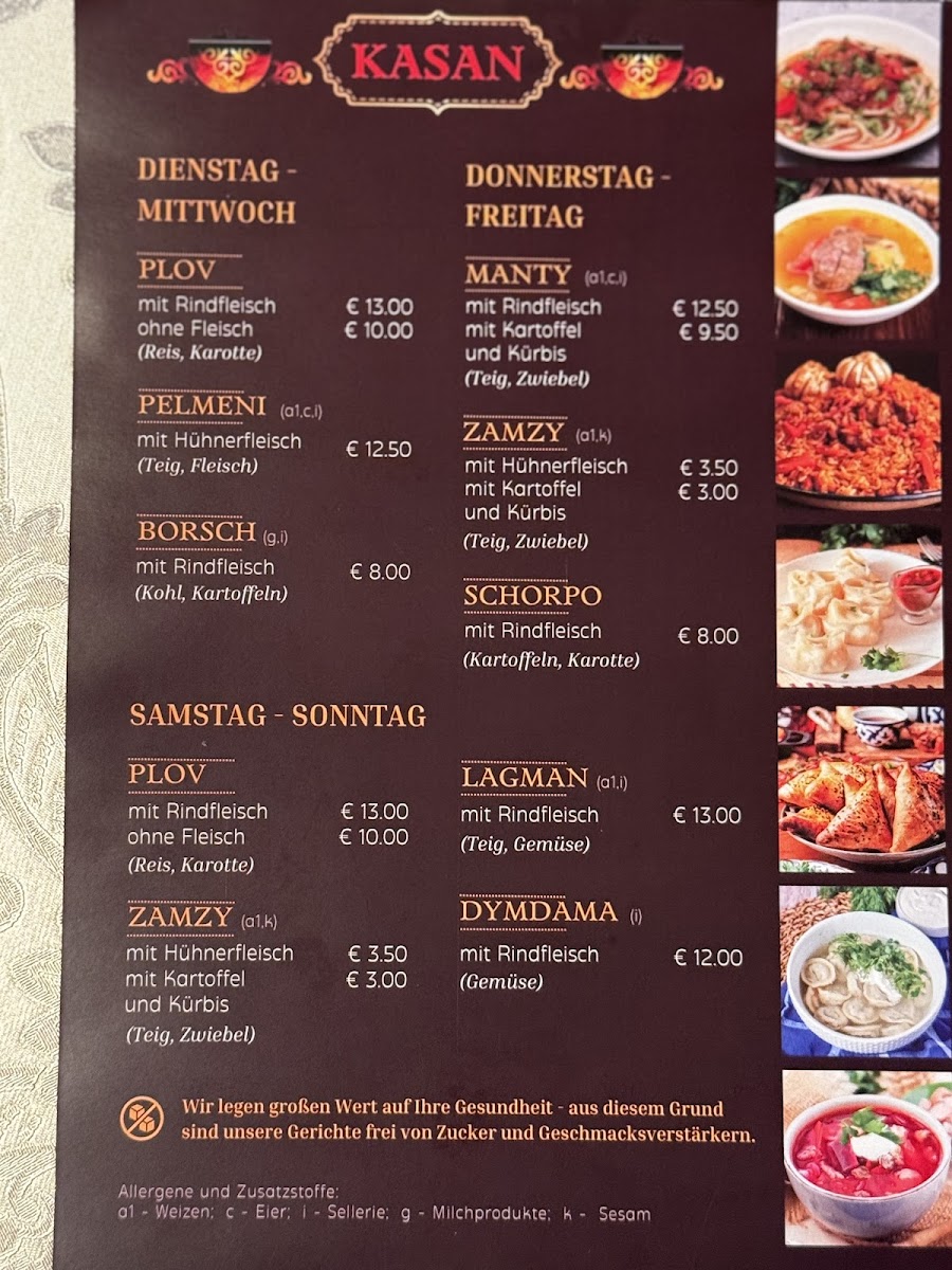 Menu - Kasan photo 3
