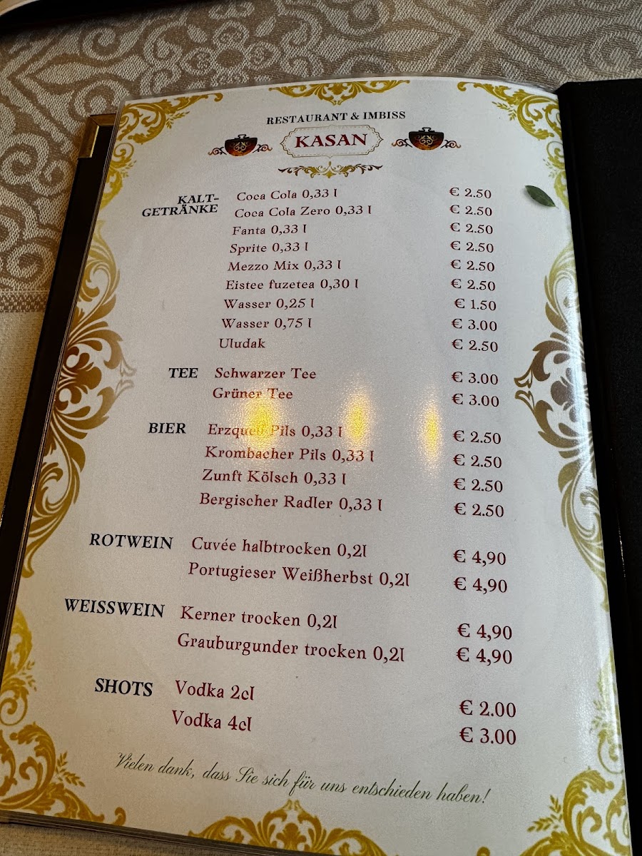 Menu - Kasan photo 6