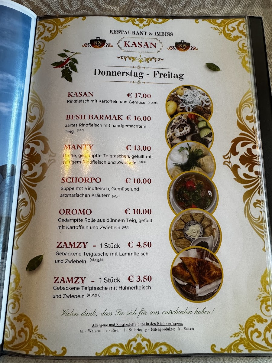 Menu - Kasan photo 7